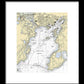 Gloucester-massachusetts Nautical Chart 1 - Framed Print