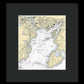 Gloucester-massachusetts Nautical Chart 1 - Framed Print