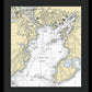 Gloucester-massachusetts Nautical Chart 1 - Framed Print