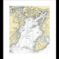 Gloucester-massachusetts Nautical Chart 1 - Framed Print