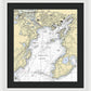 Gloucester-massachusetts Nautical Chart 1 - Framed Print