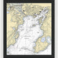 Gloucester-massachusetts Nautical Chart 1 - Framed Print