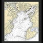 Gloucester-massachusetts Nautical Chart 1 - Framed Print