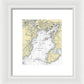 Gloucester-massachusetts Nautical Chart 1 - Framed Print