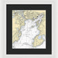Gloucester-massachusetts Nautical Chart 1 - Framed Print