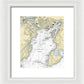Gloucester-massachusetts Nautical Chart 1 - Framed Print