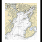 Gloucester-massachusetts Nautical Chart 1 - Framed Print