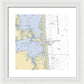 Indian River Inlet-delaware Nautical Chart 1 - Framed Print