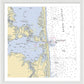Indian River Inlet-delaware Nautical Chart 1 - Framed Print
