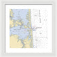 Indian River Inlet-delaware Nautical Chart 1 - Framed Print