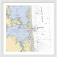 Indian River Inlet-delaware Nautical Chart 1 - Framed Print