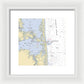 Indian River Inlet-delaware Nautical Chart 1 - Framed Print