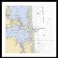 Indian River Inlet-delaware Nautical Chart 1 - Framed Print