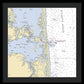 Indian River Inlet-delaware Nautical Chart 1 - Framed Print