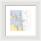 Indian River Inlet-delaware Nautical Chart 1 - Framed Print