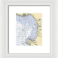 Monterey Bay-california Nautical Chart 1 - Framed Print