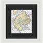 Mt Desert Island-maine Nautical Chart 1 - Framed Print