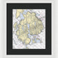 Mt Desert Island-maine Nautical Chart 1 - Framed Print