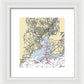 New Haven-connecticut Nautical Chart 1 - Framed Print