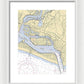 Newport Beach-california Nautical Chart 1 - Framed Print