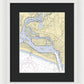 Newport Beach-california Nautical Chart 1 - Framed Print