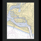 Newport Beach-california Nautical Chart 1 - Framed Print