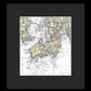 Newport-rhode Island Nautical Chart 1 - Framed Print