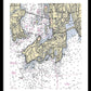 Newport-rhode Island Nautical Chart 1 - Framed Print