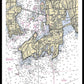 Newport-rhode Island Nautical Chart 1 - Framed Print