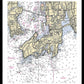 Newport-rhode Island Nautical Chart 1 - Framed Print