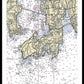 Newport-rhode Island Nautical Chart 1 - Framed Print