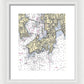 Newport-rhode Island Nautical Chart 1 - Framed Print
