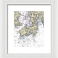 Newport-rhode Island Nautical Chart 1 - Framed Print