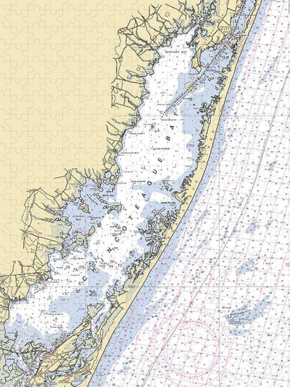 Assateague Island-virginia Nautical Chart - Puzzle