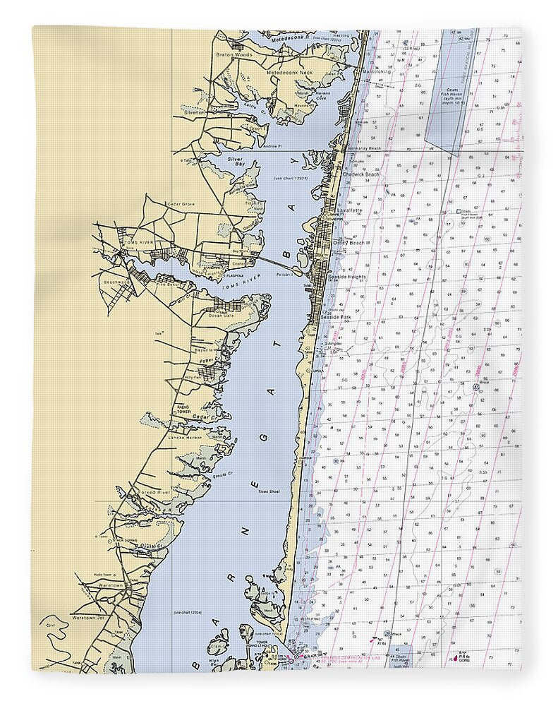 Barnegat Bay -new Jersey Nautical Chart _v2 - Blanket