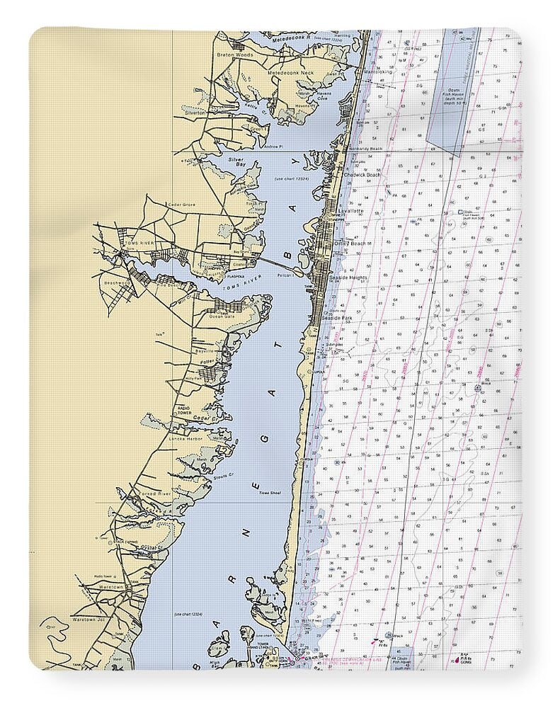 Barnegat Bay -new Jersey Nautical Chart _v2 - Blanket