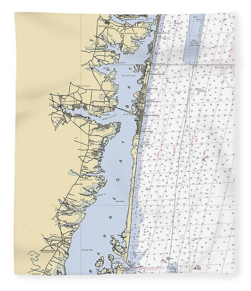 Barnegat Bay -new Jersey Nautical Chart _v2 - Blanket