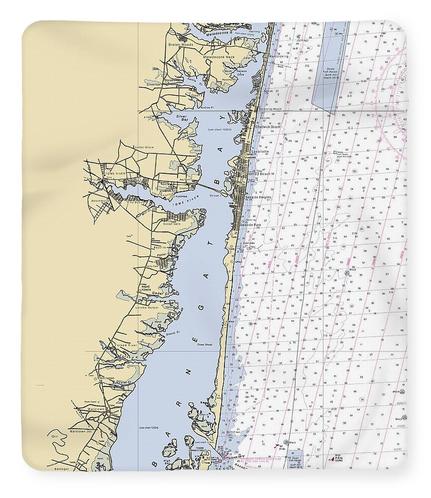 Barnegat Bay -new Jersey Nautical Chart _v2 - Blanket