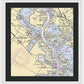 Baytown To Morgan Point-texas Nautical Chart - Framed Print