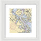 Baytown To Morgan Point-texas Nautical Chart - Framed Print