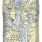 Beaufort Port Royal South Carolina Nautical Chart - Duvet Cover