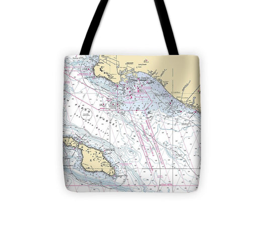 Catalina-los-angeles -california Nautical Chart _v6 - Tote Bag