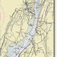 Catskill New York Nautical Chart - Acrylic Print