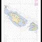 Caya Icacos-puerto Rico Nautical Chart - Framed Print