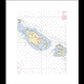 Caya Icacos-puerto Rico Nautical Chart - Framed Print