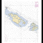 Caya Icacos-puerto Rico Nautical Chart - Framed Print