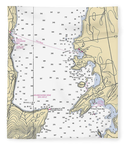 Cedar Beach-lake Champlain  Nautical Chart - Blanket
