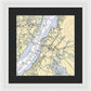 Deepwater Point-new Jersey Nautical Chart - Framed Print