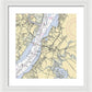 Deepwater Point-new Jersey Nautical Chart - Framed Print