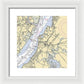 Deepwater Point-new Jersey Nautical Chart - Framed Print